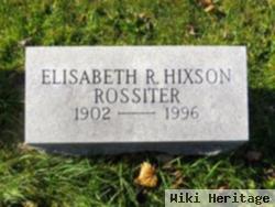 Elisabeth Robie Rossiter