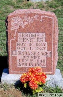 Lucinda Springer Hensler