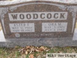 Ester F Woodcock