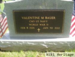 Valentine Mathew "red, Val" Bauer