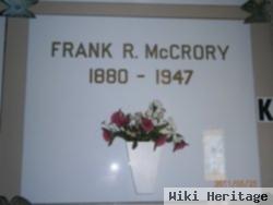 Frank R Mccrory