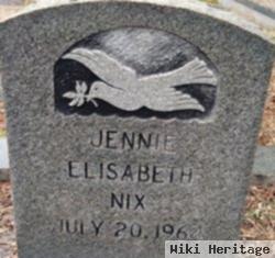 Jennie Elizabeth Nix