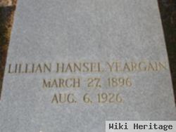 Lillian Hansel Dixon Yeargain