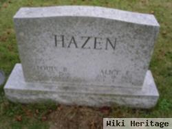 Alice E. Hazen