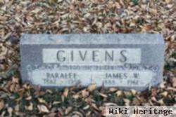 James W Givens