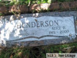 Donald M Henderson