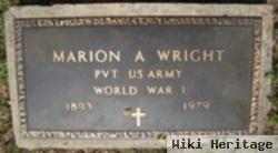 Marion A Wright