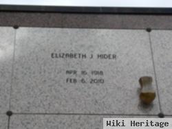 Elizabeth Jean "betty" Mccarthy Hider