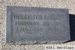 Helen Fox Rhoden