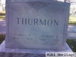 Martha A Thurmon