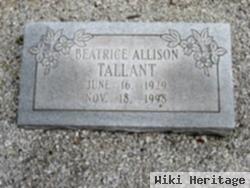 Beatrice Allison Tallant