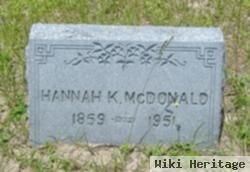 Hannah K. Mcdonald