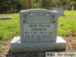 Archie William Harrington