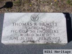 Thomas R Hewitt