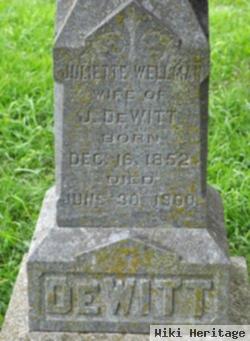 Juliette Wellman Dewitt