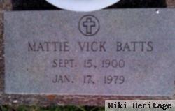 Mattie Vick Batts