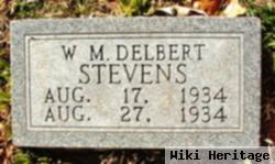 W M "delbert" Stevens