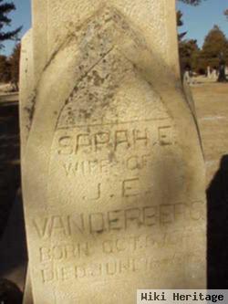 Sarah E Vanderberg