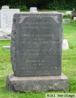 Sarah A. Bigley Lutz