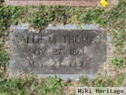 Sallie M Atcock Thomas