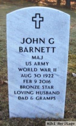 John G Barnett