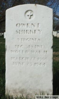 Owen E Shirkey