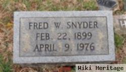 Fred Washington Snyder