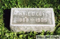 Minnie E. Geyer