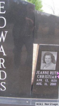 Jeanne Ruth Christian Edwards