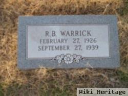 R B Warrick