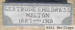 Gertrude Mae Childress Welton