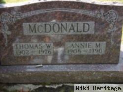 Thomas W Mcdonald