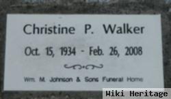 Christine P Walker