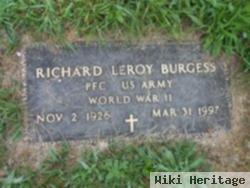 Pfc Richard Leroy Burgess