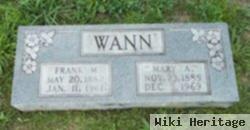 Frank M Wann