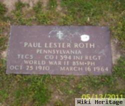 Paul Lester Roth