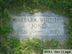 Barbara Whitsitt Jones