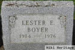 Lester E Boyer