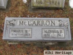 Marie W Mccarron