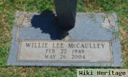 Willie Lee Mccaulley