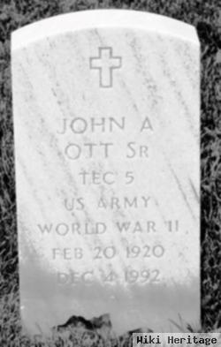 John A Ott, Sr