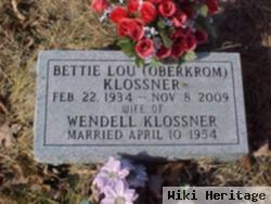 Bettie Lou Oberkrom Klossner