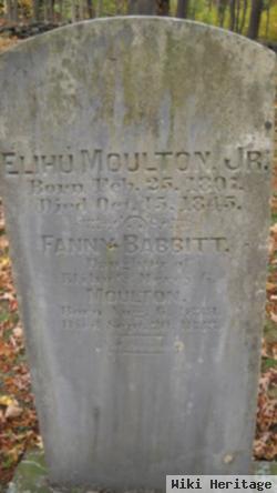 Fanny Babbett Moulton