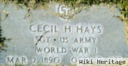 Cecil H Hays