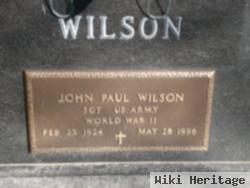 Sgt John Paul Wilson