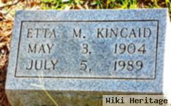 Etta Mcdonald Kincaid