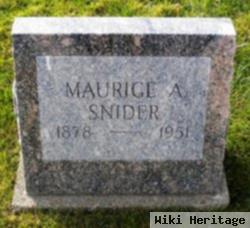 Maurice A Snider