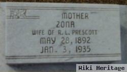 Zona "zonie" Mizell Prescott