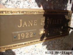 Jane P Wiley