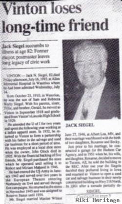 Jack N Siegel